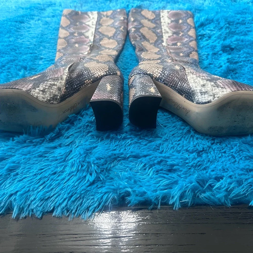 Sam Edelman Snakeskin Pattern Sexy Boots