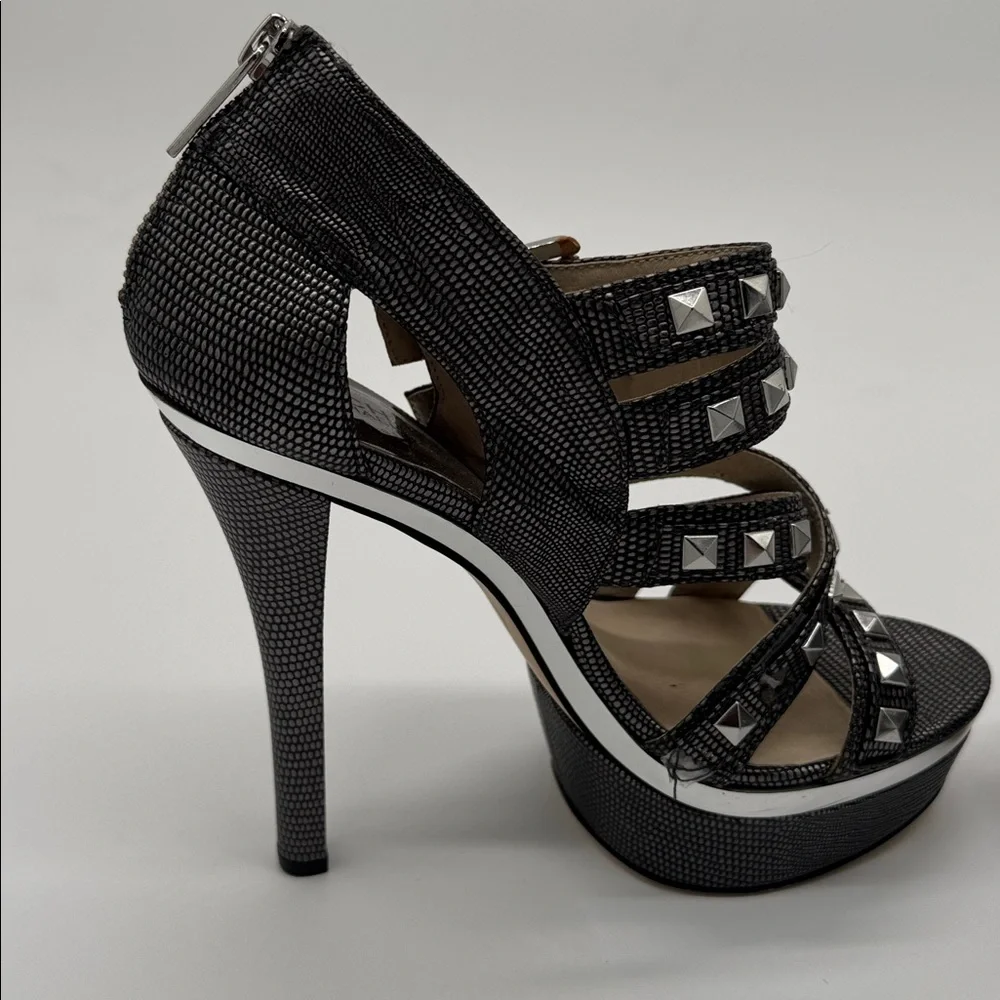 Michael Kors Aria Strappy Studded Platform Sandals