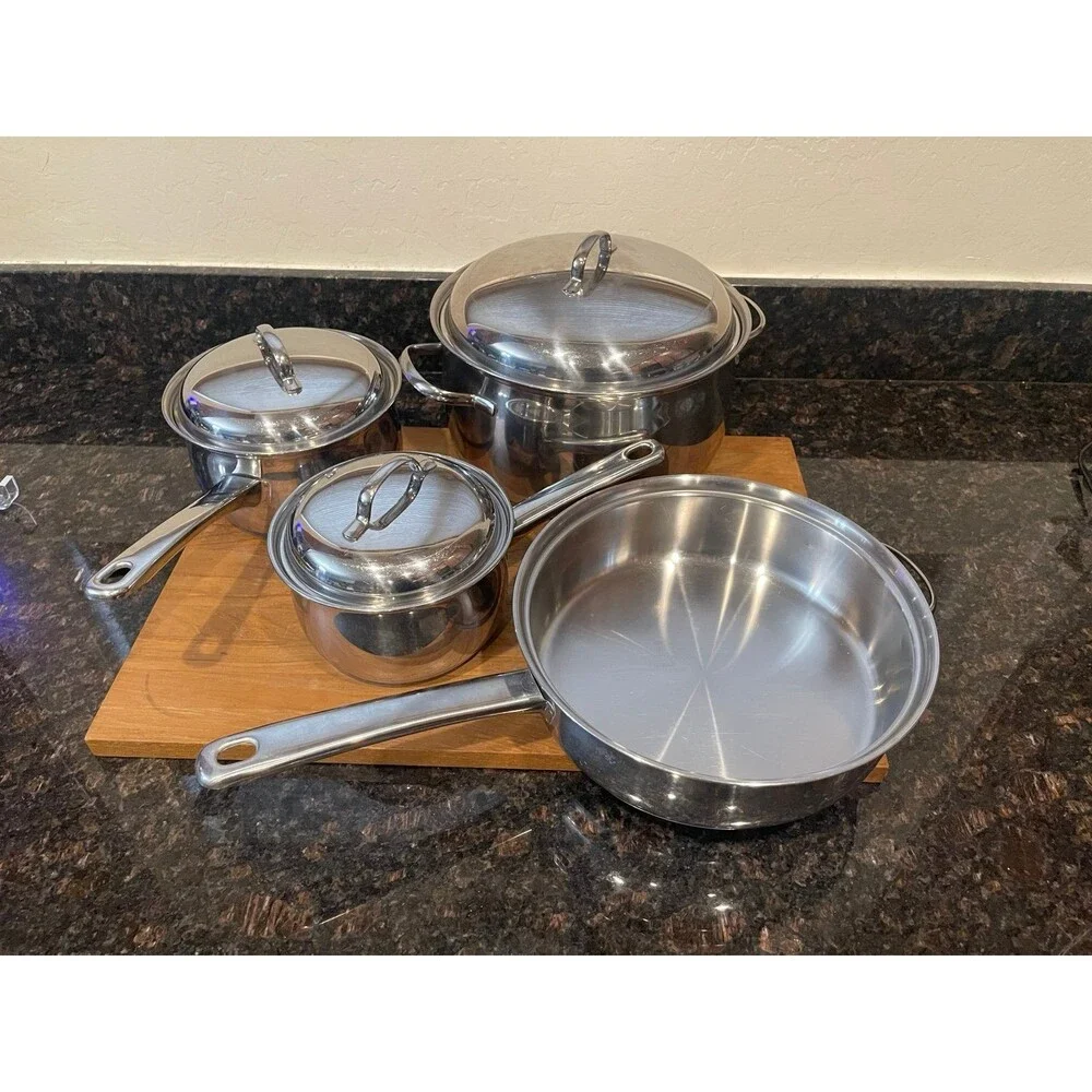 Belgique Stainless Steel Cookware Set - 7 Pieces