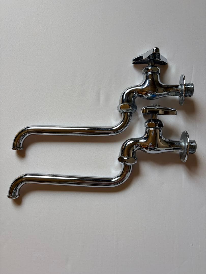 Faucet Swivel Spout Single Faucet 2-Piece Set Chrome Plating