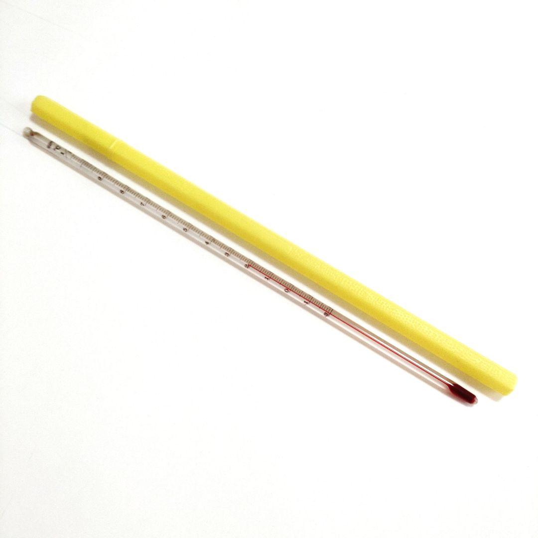 Confectionery & Bread Rod-Shaped Glass Thermometer -20℃ to 105℃ with Protective Case