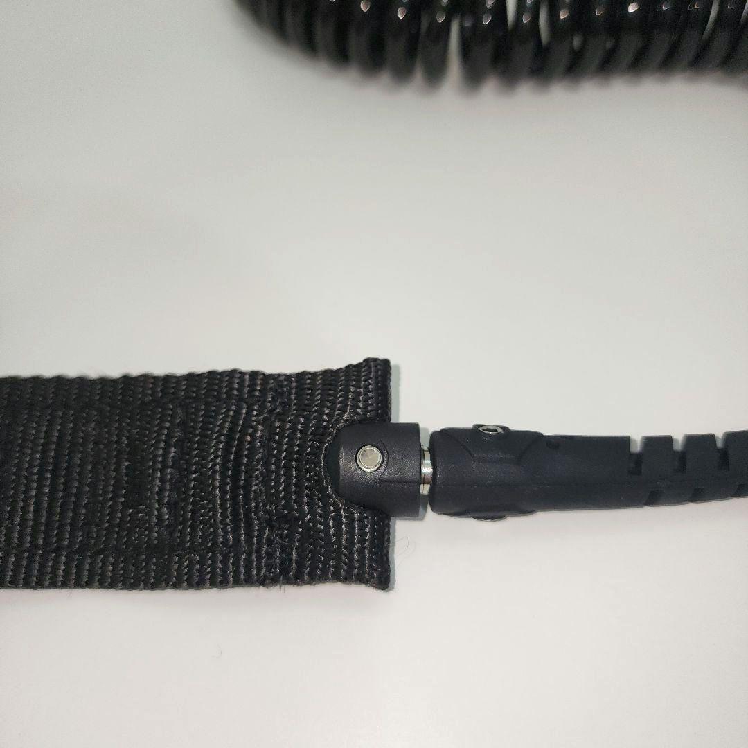 Leash Cord 10ft 7mm Surfing Black
