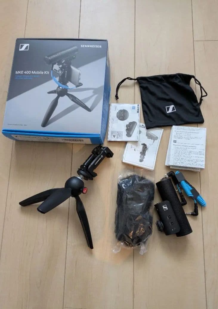 Sennheiser MKE 400-II Mobile Kit | External Microphone for Smartphones and Cameras